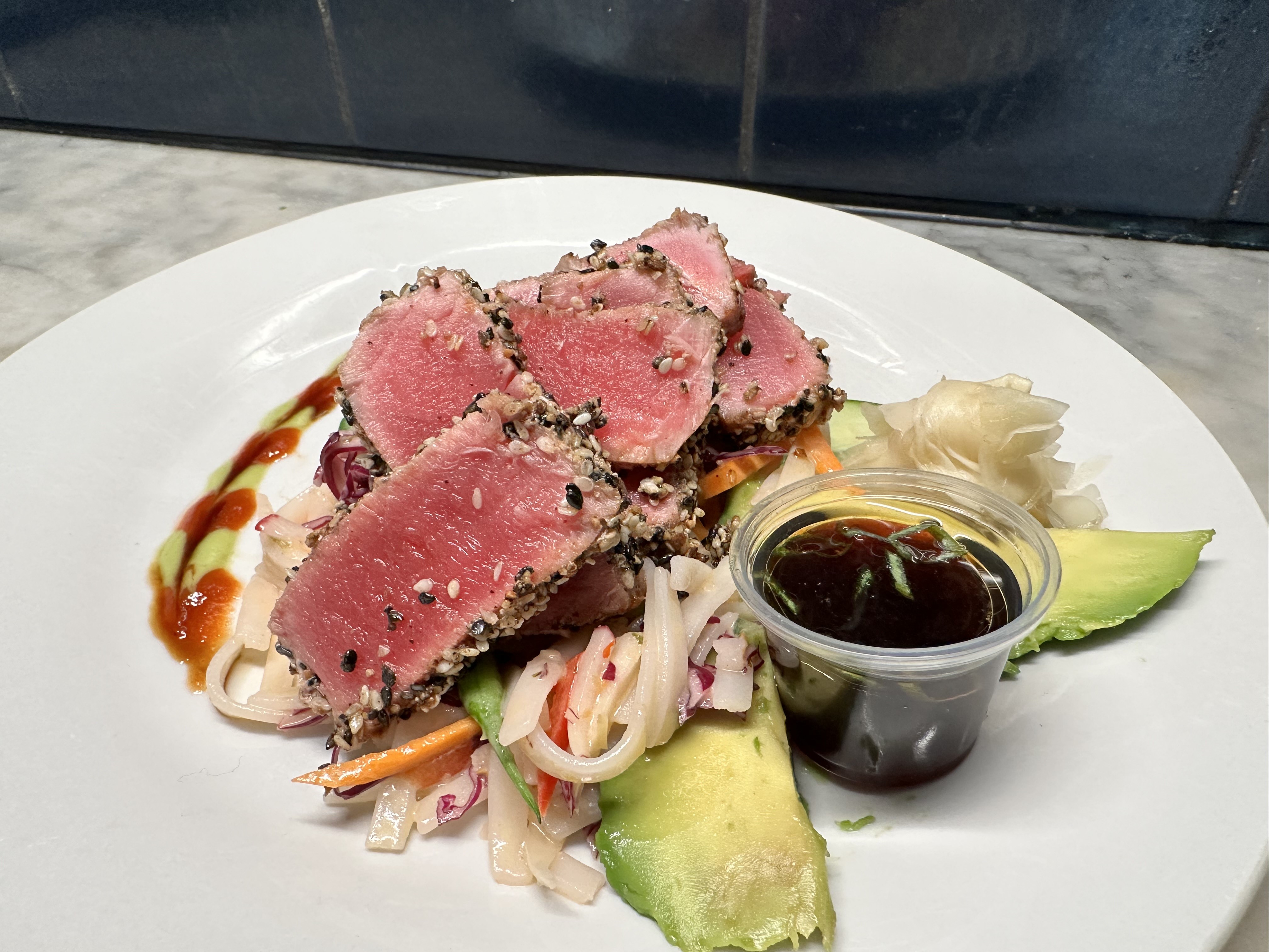 Seared Tuna private chef dinner in Albuquerque